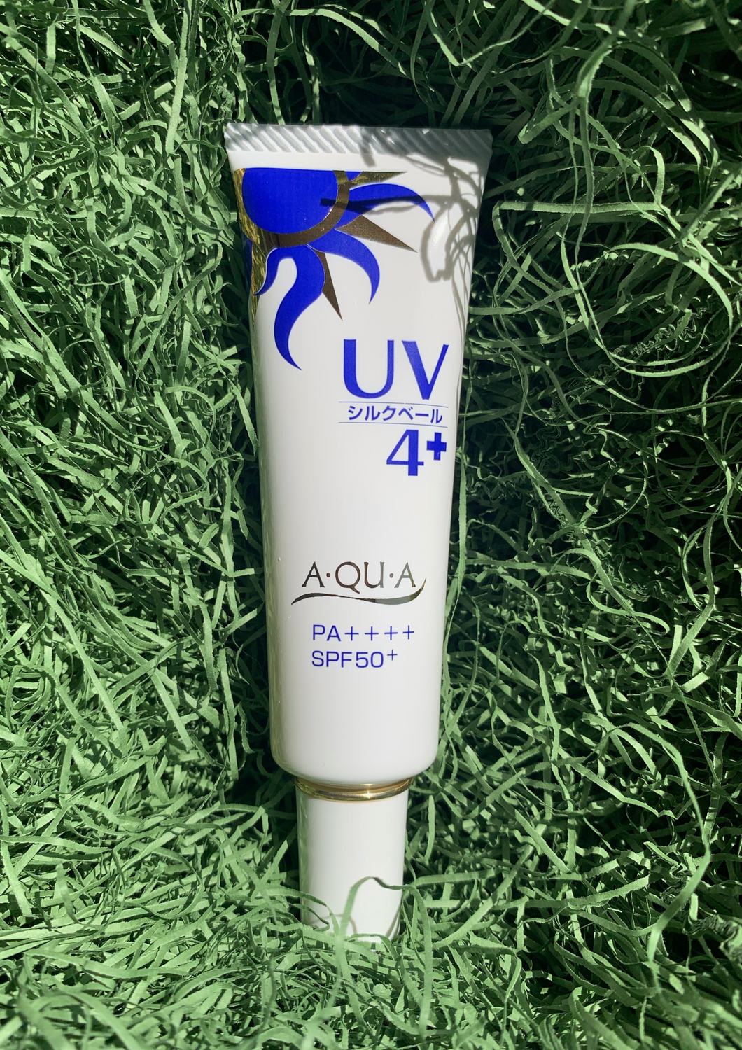 A•QU•A　UVシルクベール4プラス【日焼け止めジェル】PA＋＋＋＋SPF50（30g）