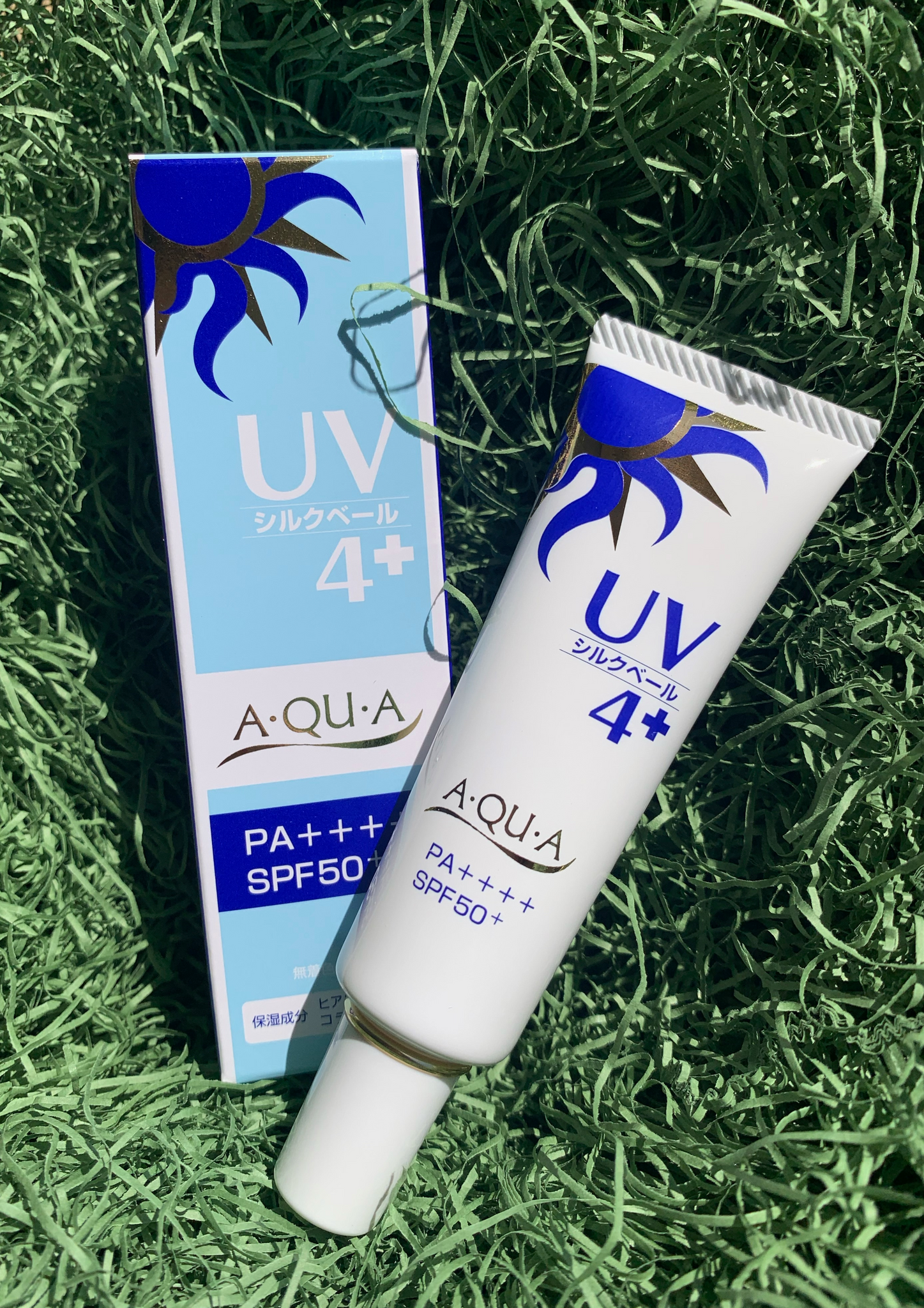 A•QU•A UVシルクベール4プラス【日焼け止めジェル】PA＋＋＋＋SPF50